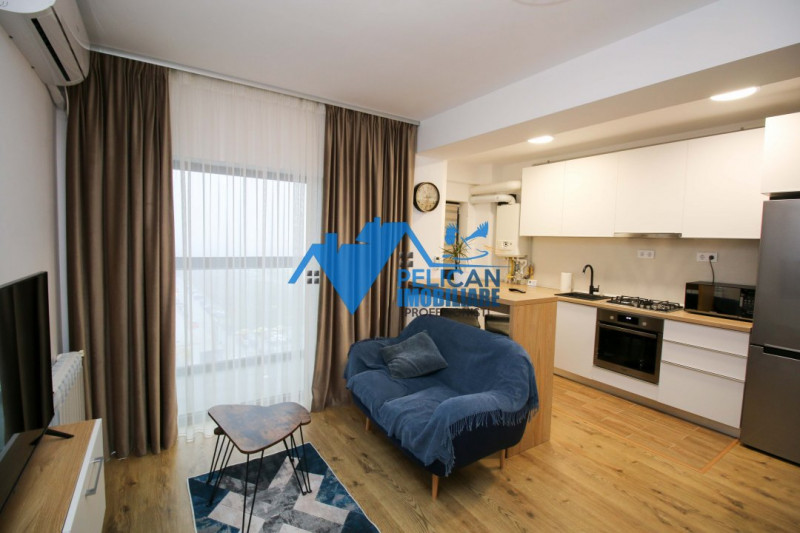 E3 - Studio ultramodern, mobilat, utilat, centrala proprie