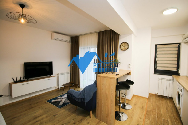 E3 - Studio ultramodern, mobilat, utilat, centrala proprie
