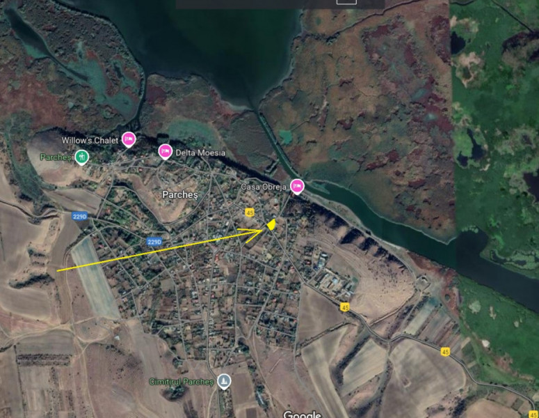 Teren intravilan PARCHES, zona deosebita, 1226mp